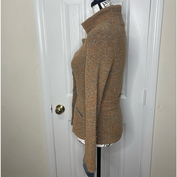 Anthropologie Tan and Gray Cardigan Sweater - Picture 5 of 9